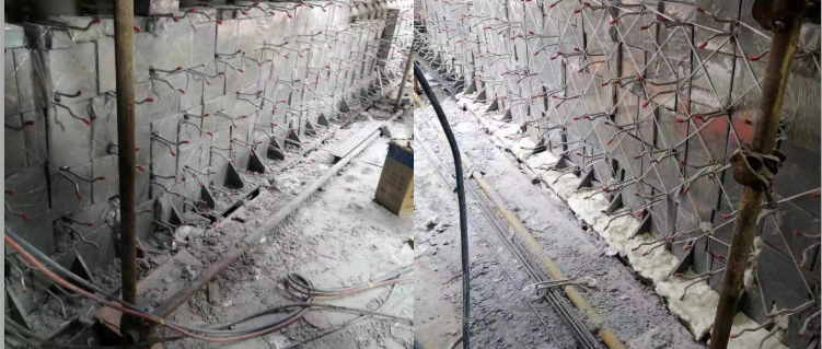 Cement Plant Grate Cooler Lining Installation Site