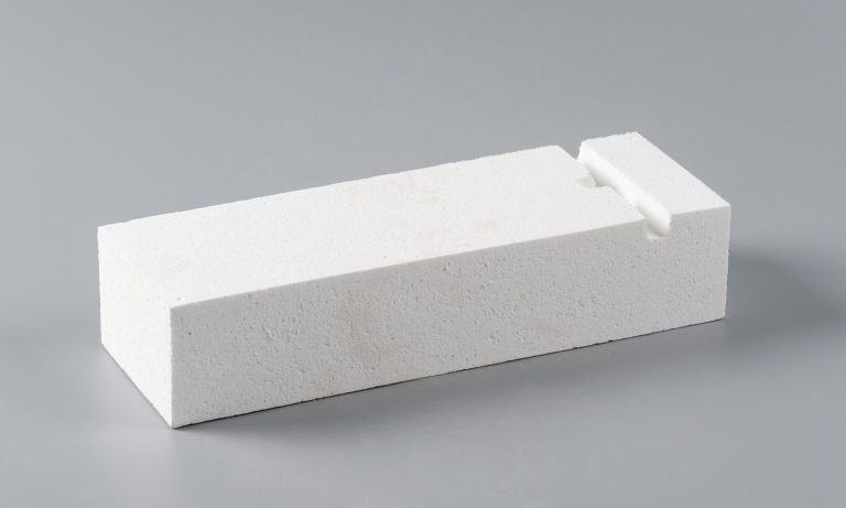 Corundum refractory brick.