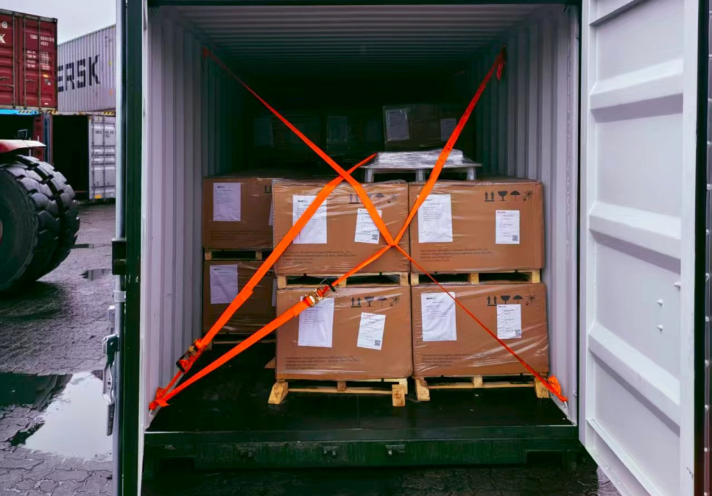 Refractory material shipping photo