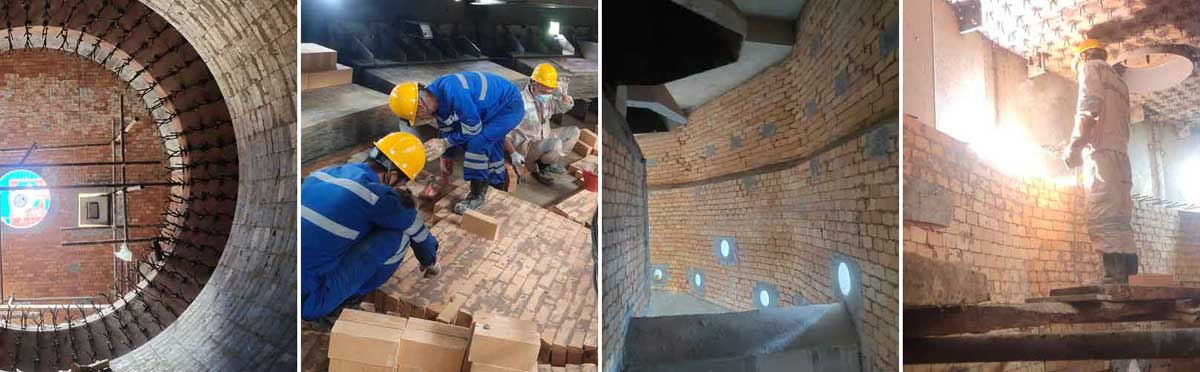 applications of refractory mortar