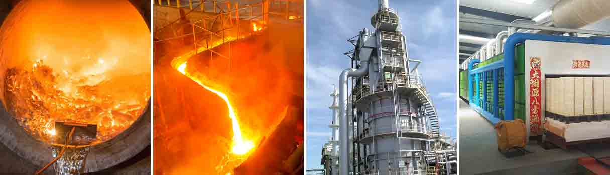 phposphate corundum refractory castable applications