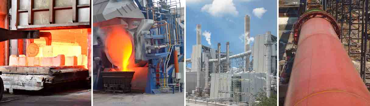 steel-fiber refractory castable applications