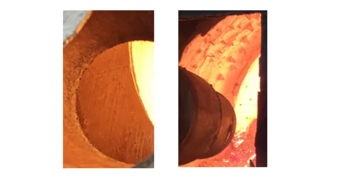 Problems with Castables at Zinc Oxide Rotary Kiln Inlet.