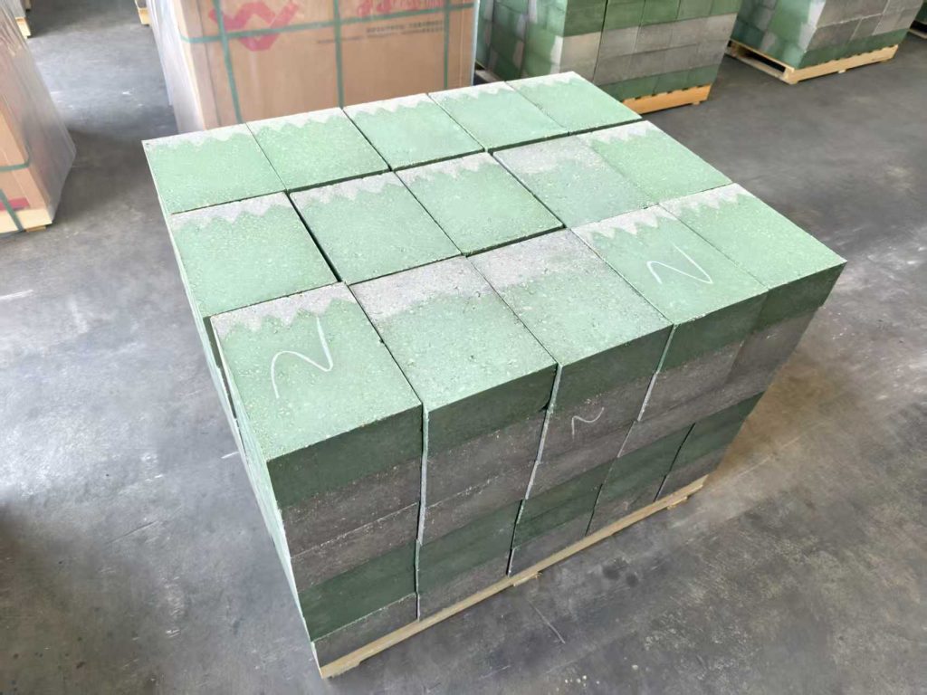 The refractory bricks just produced by JHYRef are currently cooling down.