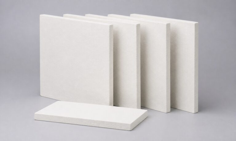 Ceramic fiber board.